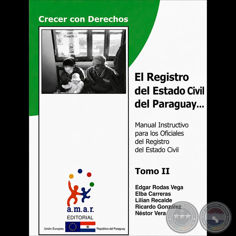 Cubierta de El registro del estado civil del Paraguay, Tomo II