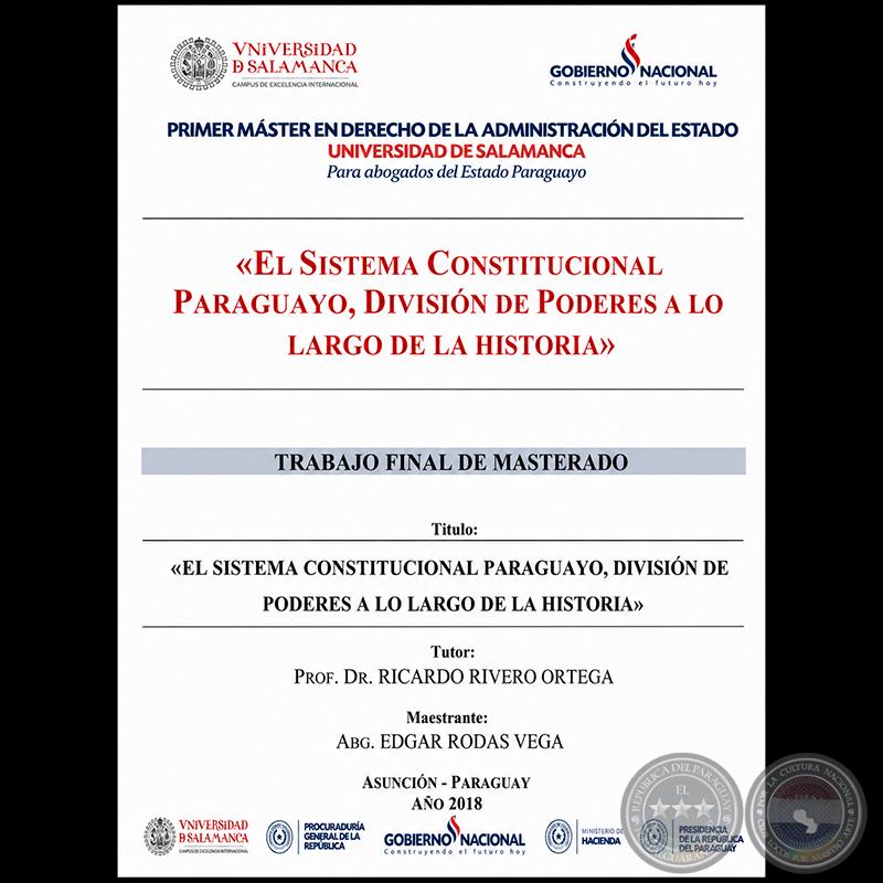 Cubierta de El sistema constitucional paraguayo